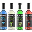 fruitaco Blue Curacao Mojito Grenadine Green Mint 375ml each Combo (1500 ml, Pack of 4)