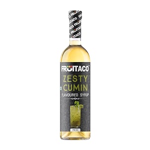 fruitaco cumin syrup perfect mixer for enhancing mocktails amp cocktails drinks and mojitos at parties conveniently packaged in a 750ml bottle for all your mixing needs