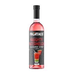 fruitaco watermelon syrup perfect mixer for enhancing mocktails amp cocktails drinks and mojitos at parties conveniently packaged in a 750ml bottle for all your mixing needs