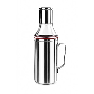 fruitomax oil dispenser 1ltr 1000mlwith nozzle with handle food grade kitchen container oil pourer