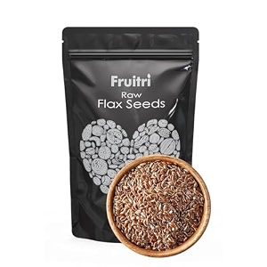 fruitri flax seeds  1kg premium flaxseed rich in omega-3 amp fiber alsi seeds for protein amp healthsource of iron amp dietary fibre
