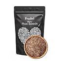 Fruitri Flax Seeds – 1kg, Premium Flaxseed, Rich in Omega-3 &amp; Fiber, Alsi Seeds for Protein &amp; Health,Source of Iron &amp; Dietary Fibre
