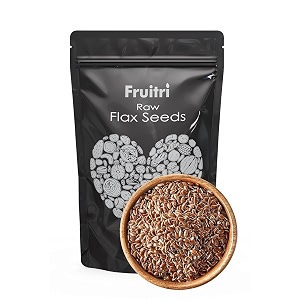 fruitri flax seeds  200g premium flaxseed rich in omega-3 amp fiber alsi seeds for protein amp healthsource of iron amp dietary fibre