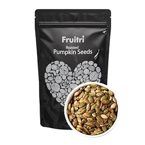 fruitri roasted pumpkin seeds  200g lightly salted high-protein snack immunity amp health ideal for diabetics rich in fiber and healthy fats 100 natural amp delicious