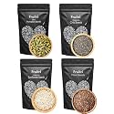 Fruitri Seeds Combo Pack – 500g | Sunflower, Pumpkin, Chia, and Flax Seeds | Healthy Mixed Seeds for Eating | Premium Snack | Nutrient-Rich Superfood Combo