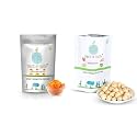 Fruits Of Earth Jambo Hazelnut Kernel and Dried Turkish Apricot Combo of 500g | Natural Energy, Sweet, Fiber (Pack of 2 x 250g each)