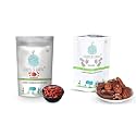 FRUITS OF EARTH Premium Combo - Jumbo Pecan Nut Kernels (250g) &amp; Dried Goji Berries (250g) | High in Fiber &amp; Boost Immunity | Nutritious Nuts &amp; Berries | Real Fruits | Gluten Free