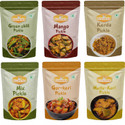 Fruvanta Mix,Kerda,Gor-Keri,Mango Pickle,Green Chilli and Methiua Keri (200gm X 6) Mango Pickle (6 x 200 g)