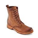 Frye Veronica Women’s Combat Boots Crafted from Hand-Burnished Vintage Italian Leather with Genuine Stitch-Down Welt Construction and Leather Lining – 6 ¾” Shaft Height