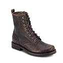Frye Veronica Women’s Combat Boots Crafted from Hand-Burnished Vintage Italian Leather with Genuine Stitch-Down Welt Construction and Leather Lining – 6 ¾” Shaft Height
