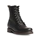 Frye Veronica Women’s Combat Boots Crafted from Hand-Burnished Vintage Italian Leather with Genuine Stitch-Down Welt Construction and Leather Lining – 6 ¾” Shaft Height