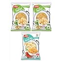 Frylo Ready-to-Fry Combo 775GM Frylo Multigrain Panipuri Pack of 2 with Paste (550Gm) and Premium Wavy Chips 225gm with Testmaker)