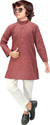 FS FASHION Baby Boys Festive & Party Kurta and Pyjama Set (Yellow Pack of 1)