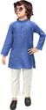FS FASHION Boys Festive & Party Kurta and Pyjama Set (Yellow Pack of 1)