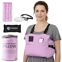 FSA Eligible Mastectomy Pillow 5 Pcs Recovery Set with Gel Pack, Seatbelt Cushion, Shower LAN & Storage Bag for Post-Surgery Comfort for Breast Surgery, Breast Reduction, Lumpectomy