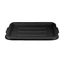 FSE PLBTC001B Bus Box Cover, Stackable, high-Density polyethylene, Black, NSF