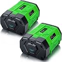 FSKE 10000mAh Battery Replacement for EGO 56V Battery 2 Packs