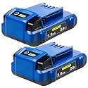 FSKE 3000mAh Replacement for Kobalt 24V Battery KB424-03 KB224-03 2Pack