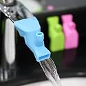 FT-00235 2PCS Faucet Tap Extension Sink Tap Extender for Kitchen Silicone Faucet Extender Accessories Multicolor