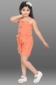 FT fashion Solid Girls Jumpsuit
