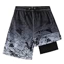 FT FENTENG Boys Swim Trunks Compression Liner Swim Shorts Quick Dry Bathing Suit with Boxer Brief Anti-Chafe Boy Swimwear
