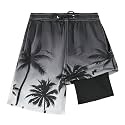 FT FENTENG Boys Swim Trunks Compression Liner Swim Shorts Quick Dry Bathing Suit with Boxer Brief Anti-Chafe Boy Swimwear