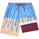 FT FENTENG Boys Swim Trunks Compression Liner Swim Shorts Quick Dry Bathing Suit with Boxer Brief Anti-Chafe Boy Swimwear