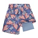 FT FENTENG Boys Swim Trunks Compression Liner Swim Shorts Quick Dry Bathing Suit with Boxer Brief Anti-Chafe Boy Swimwear