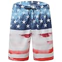FT FENTENG Mens Swim Trunks Quick Dry Board Shorts with Mesh Lining, Breathable Surf Beach Shorts Swimwear Bathing Suits