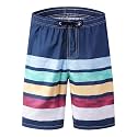 FT FENTENG Mens Swim Trunks Quick Dry Board Shorts with Mesh Lining, Breathable Surf Beach Shorts Swimwear Bathing Suits
