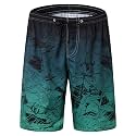 FT FENTENG Mens Swim Trunks Quick Dry Board Shorts with Mesh Lining, Breathable Surf Beach Shorts Swimwear Bathing Suits