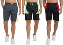 FTX Pack of 3 Color Block Men Grey, Black Regular Shorts