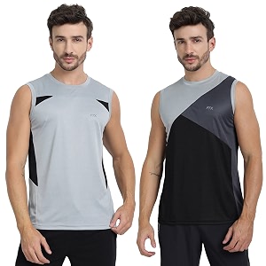 FTX Mens Solid Regular Fit T-Shirt