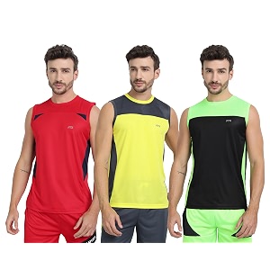 FTX Mens Solid Regular Fit T-Shirt