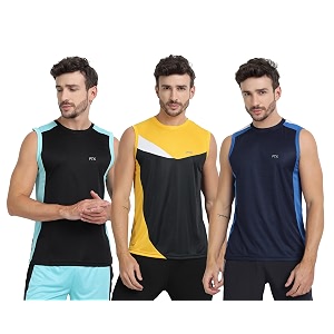 FTX Mens Solid Regular Fit T-Shirt