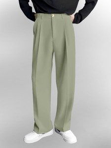 FTX Relaxed Men Green Trousers