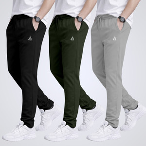 FTX Solid Men Multicolor Track Pants