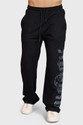 FuaarK Graphic Print Men Black Track Pants