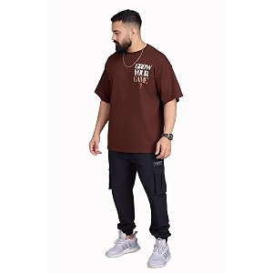 FUAARK Grow Oversized Sports and Gym T-Shirt