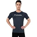 FUAARK Men39s Aura Textured Round Neck Regular