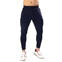 FUAARK Men39s Nylon Lycra Stretchable Jogger Trackpants