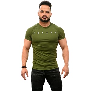 FUAARK Mens Round Neck Slim fit Gym