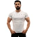 FUAARK Men39s Round Neck Slim fit Gym