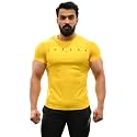 FUAARK Men39s Round Neck Slim fit Gym