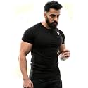 FUAARK Men39s Round Neck Slim Fit Gym