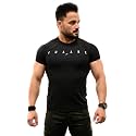FUAARK Men39s Round Neck Slim fit Gym