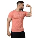 FUAARK Men39s Round Neck Slim fit Gym