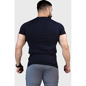 FUAARK Mens Solid Slim Fit Sports Gym