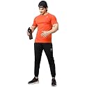 FUAARK Men39s Solid Slim Fit Sports Gym
