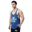 FUAARK Men's Super Combed Cotton Tank Tops Gym Bodybuilding Vest Fitness Workout Sleeveless Stringers